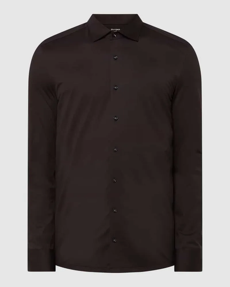 Olymp Slim Fit Businesshemd in Premiumqualität Modell 'NEW YORK Black