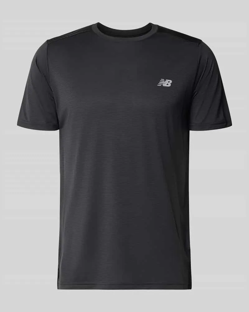 New Balance T-Shirt mit Label-Print Modell 'ESSENTIAL Black