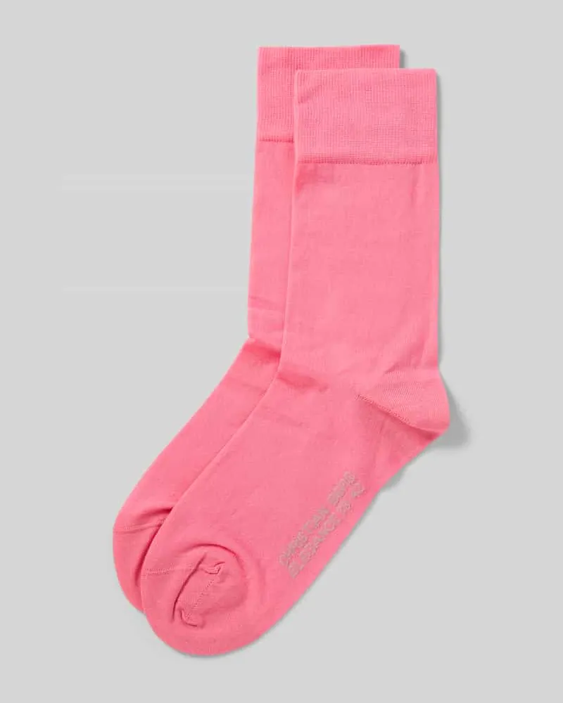Christian Berg Socken mit elastischem Rippenbündchen im 2er-Pack Rosa