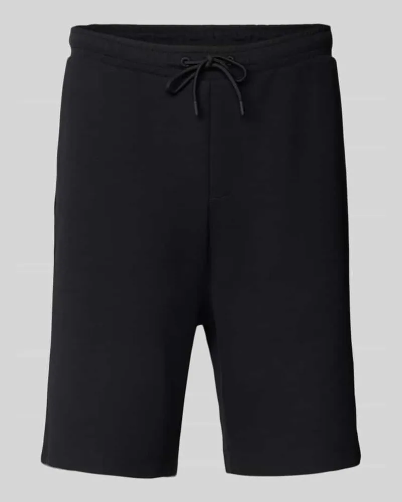 HUGO BOSS Regular Fit Sweatshorts mit elastischem Bund Modell 'Headlo 