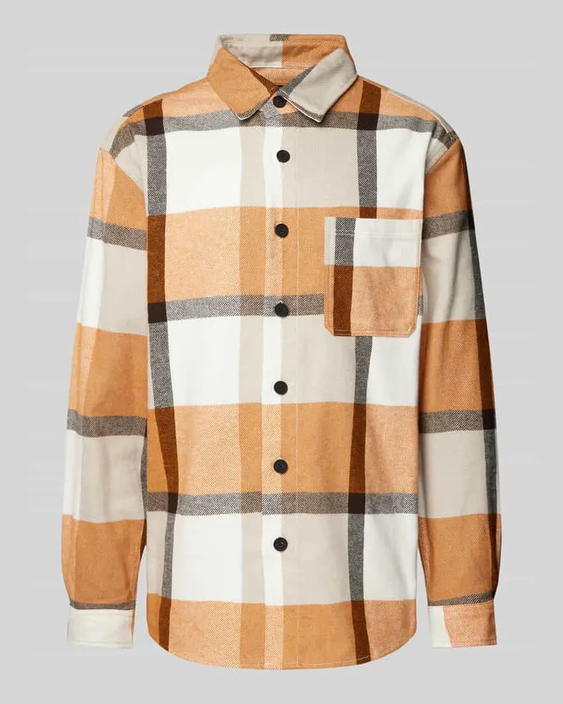 McNeal Regular Fit Freizeithemd mit Kentkragen Terra