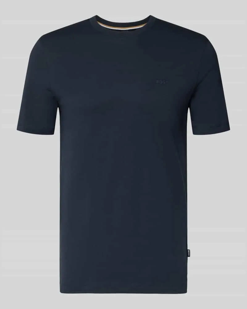 HUGO BOSS T-Shirt aus Baumwolle Modell 'Thompson Dunkelblau