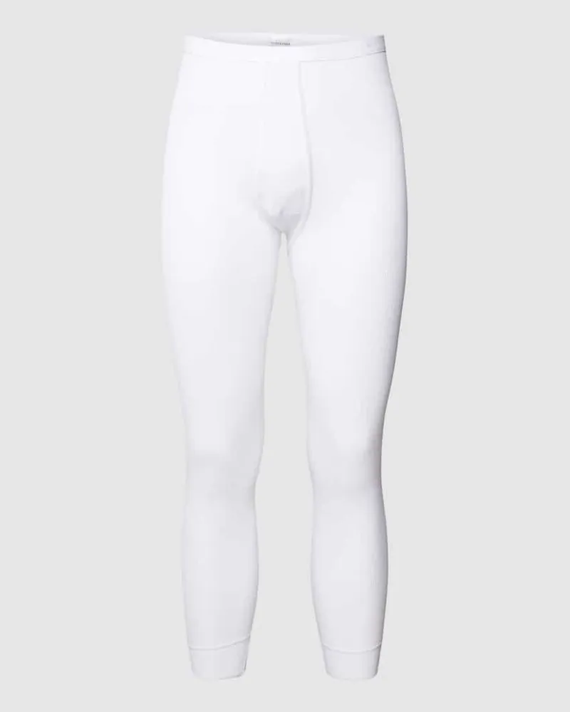Schiesser Lange Unterhose in Ripp-Optik 