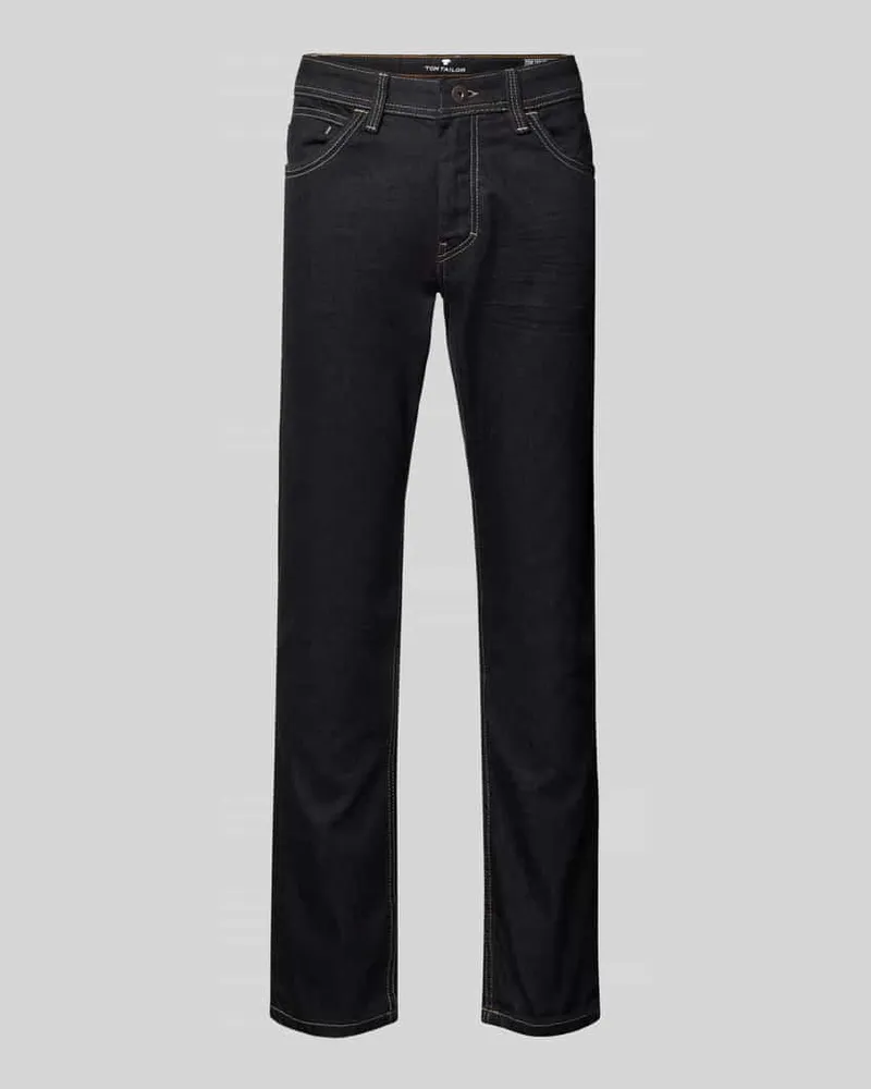 Tom Tailor Regular Slim Fit Jeans mit Stretch-Anteil Modell 'Josh 