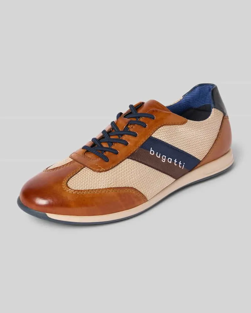 Bugatti Sneaker mit Schnürverschluss Modell 'Thorello Cognac