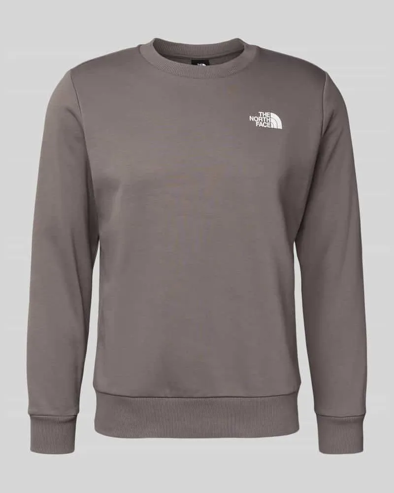 The North Face Sweatshirt mit gerippten Abschlüssen Graphit