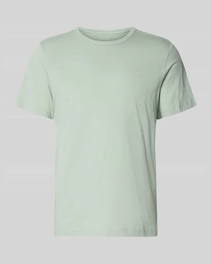 Tom Tailor Regular Fit T-Shirt aus reiner Baumwolle Lind