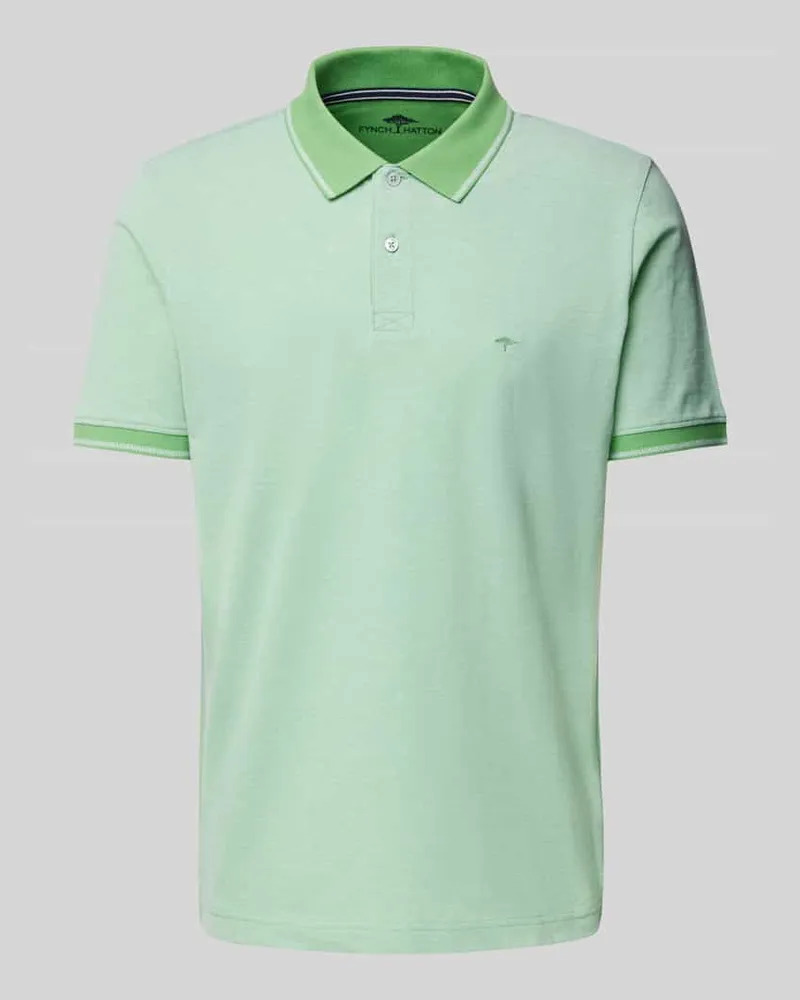 Fynch-Hatton Regular Fit Poloshirt mit Logo-Stitching 