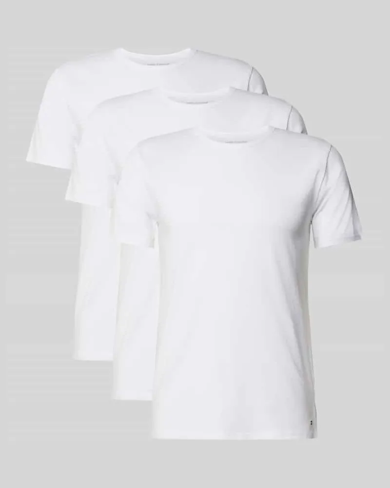 Tommy Hilfiger T-Shirt mit Rundhalsausschnitt im 3er-Pack Weiss