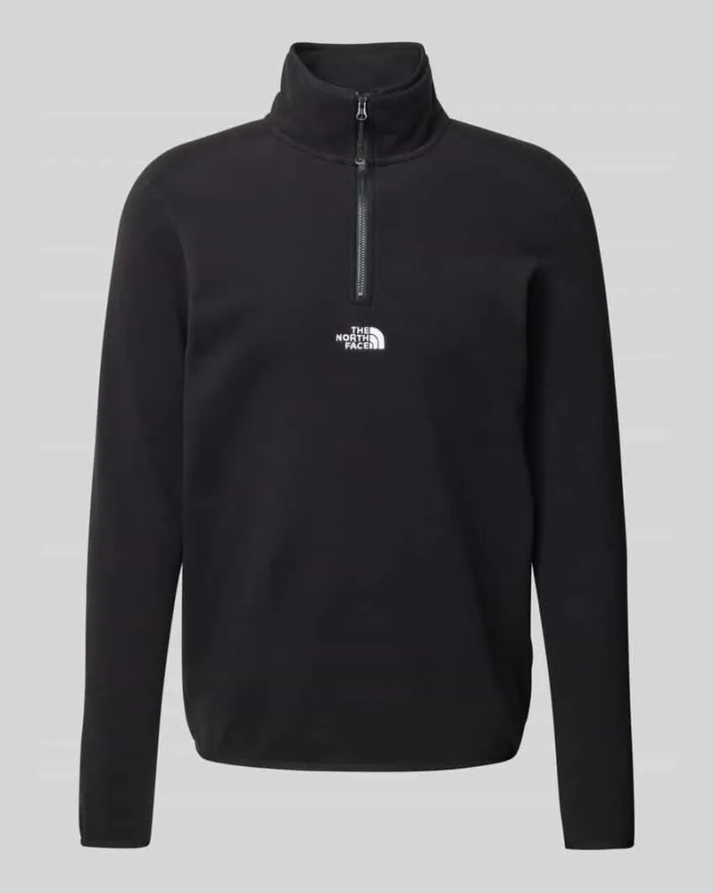 The North Face Fleecepullover mit Troyer-Kragen Modell 'GLACIER Black