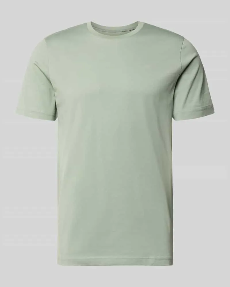 Christian Berg T-Shirt aus Baumwolle mit Rundhalsausschnitt Schilf