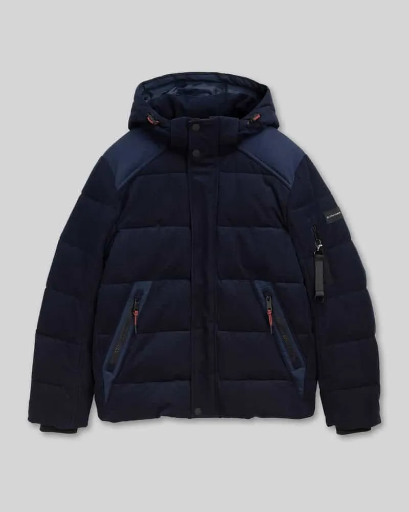 Tom Tailor Steppjacke mit Ärmeltasche Marine