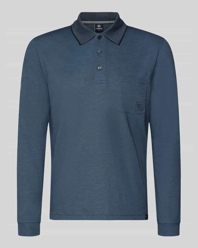 Lerros Poloshirt mit Brusttasche Marine