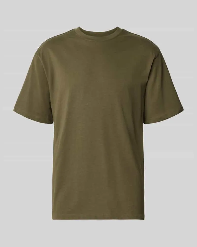 Blend Oversized T-Shirt Modell 'FISHER Oliv