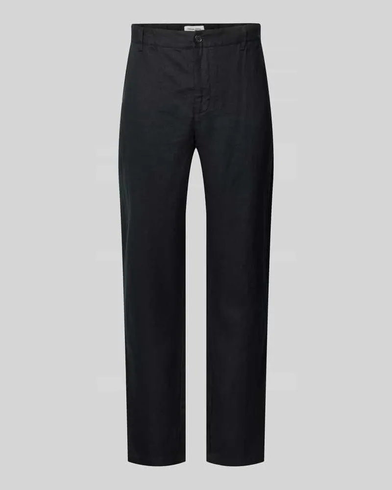Casual Friday Leinenhose mit Eingrifftaschen Modell 'Pandrup Black