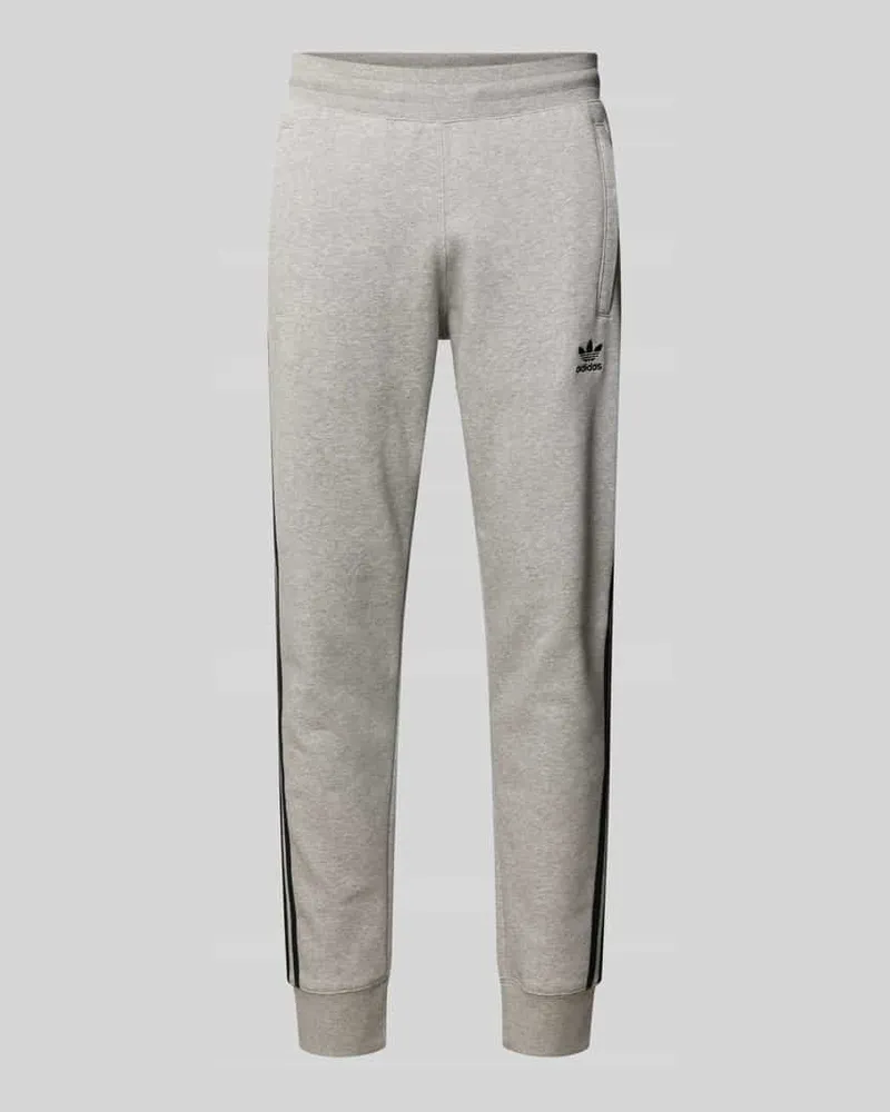 adidas Sweatpants mit elastischem Bund Mittelgrau
