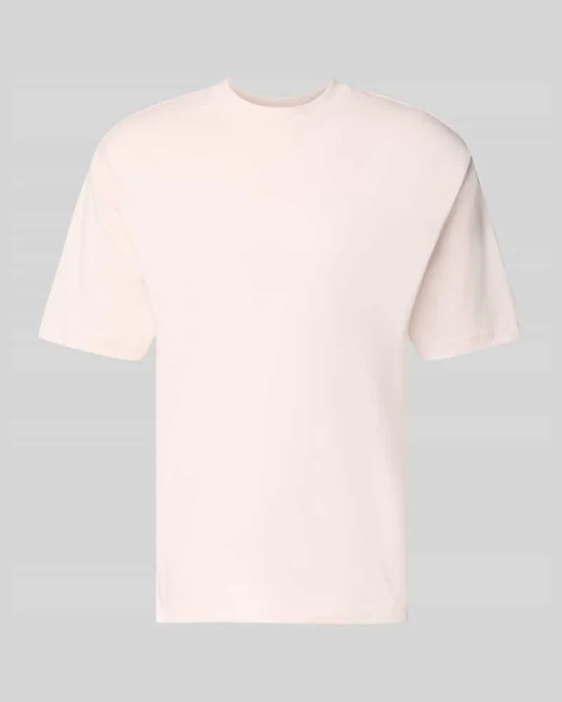 McNeal Regular Fit T-Shirt aus reiner Baumwolle Hellrosa