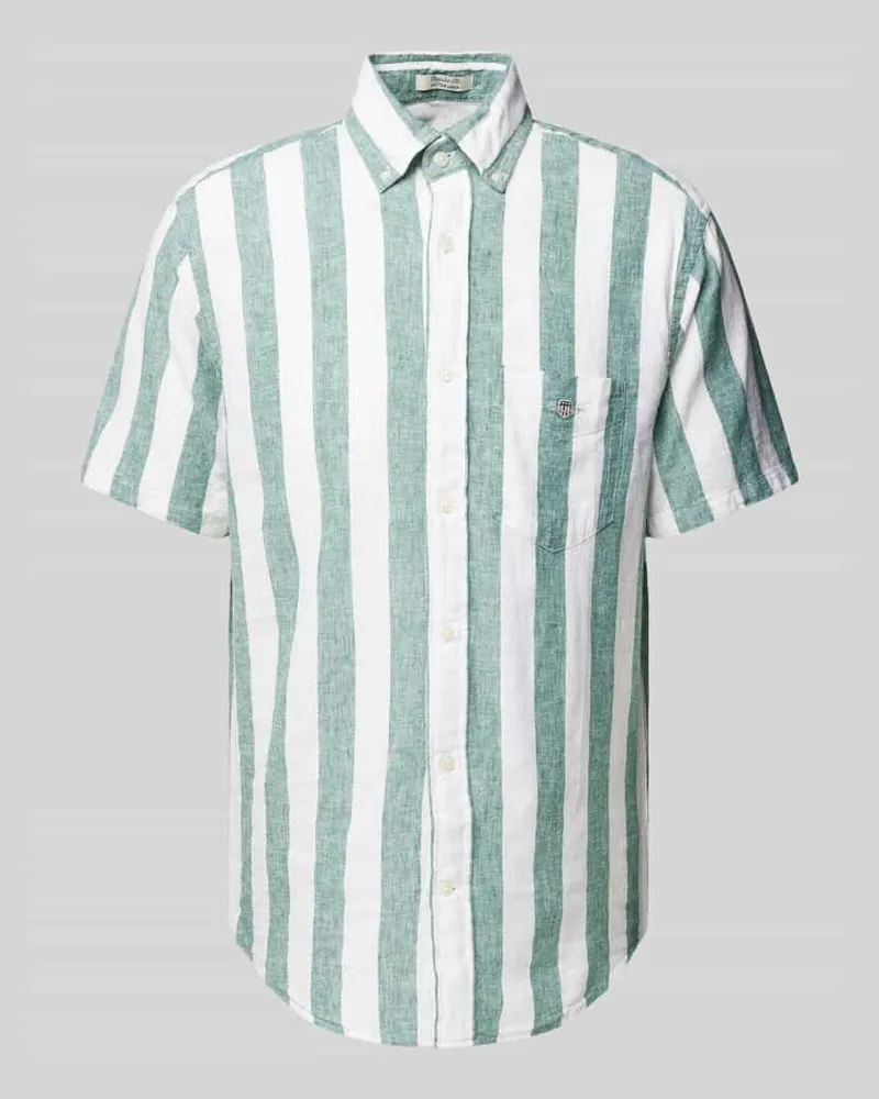 Gant Regular Fit Freizeithemd aus Leinen-Baumwoll-Mix 