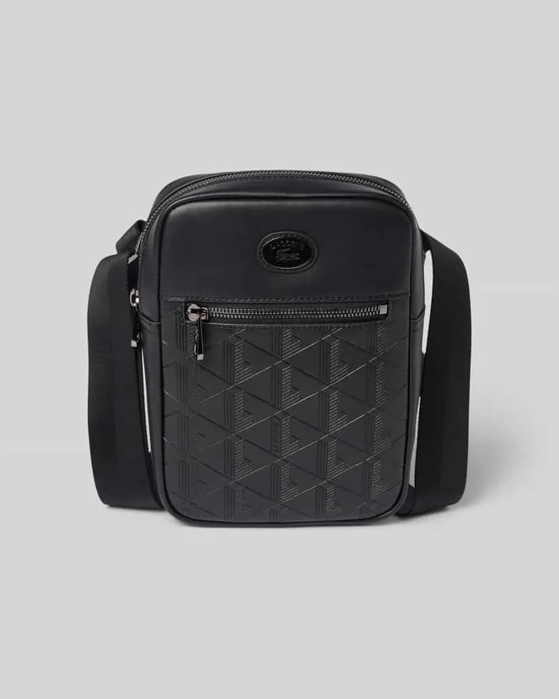 Lacoste Umhängetasche mit abnehmbarem Schulterriemen Black