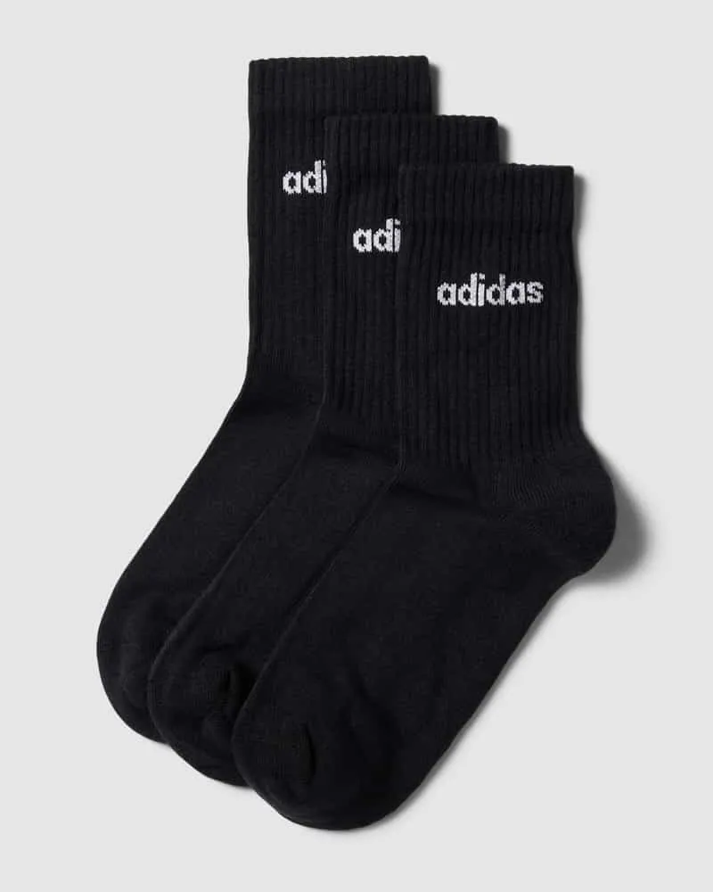 adidas Socken mit Label-Details im 3er-Pack Black