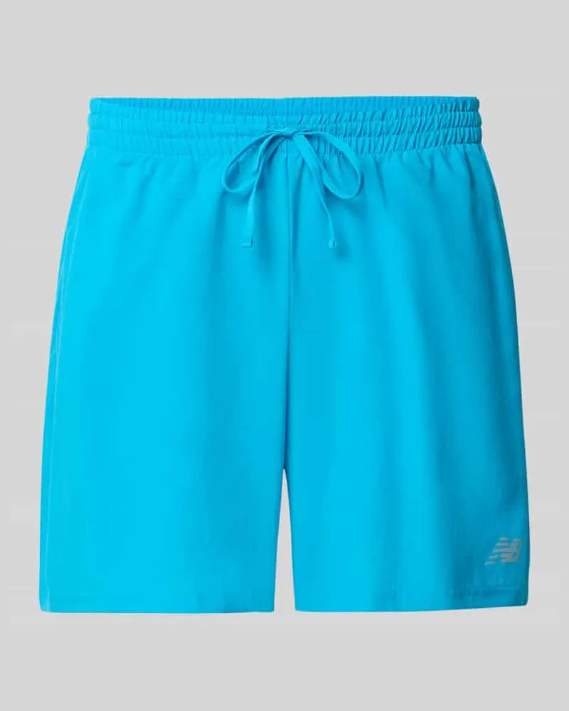 New Balance Shorts mit elastischem Bund und Logo Tuerkis