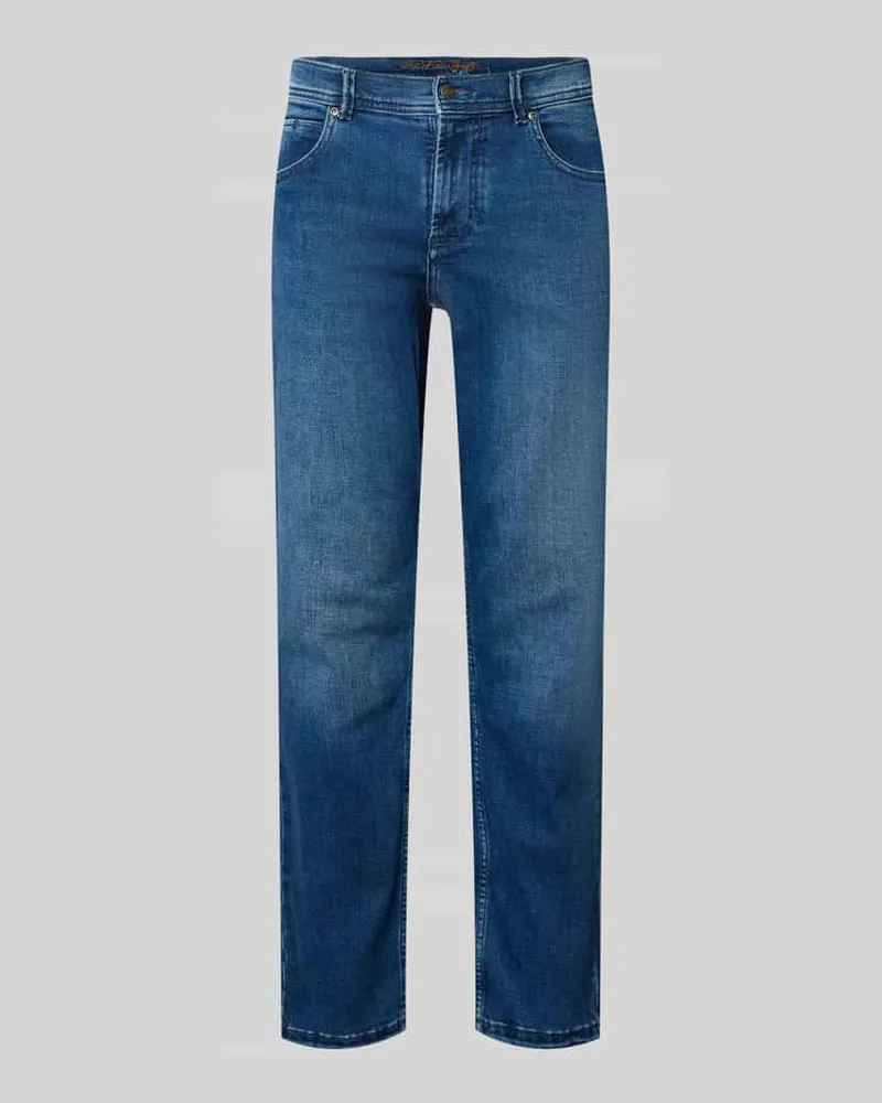 Christian Berg Comfort Fit Jeans mit Eingrifftaschen Royal