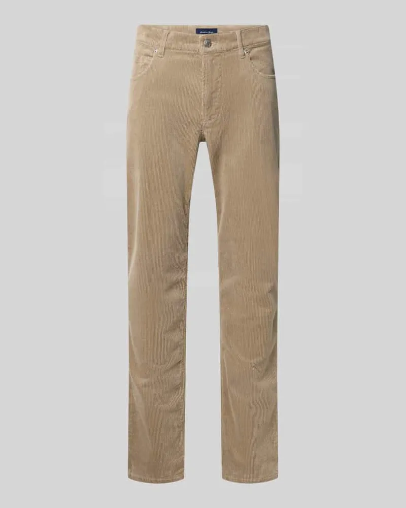 Christian Berg Regular Fit Cordhose im 5-Pocket-Design 