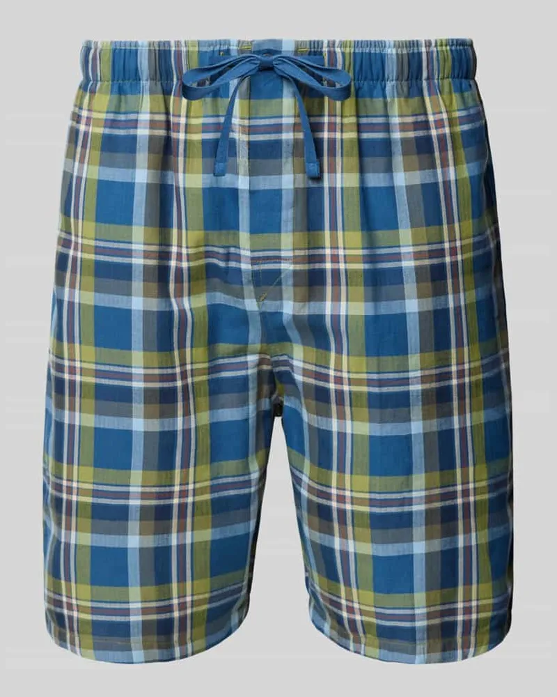 Schiesser Straight Fit Bermuda mit elastischem Bund Oliv