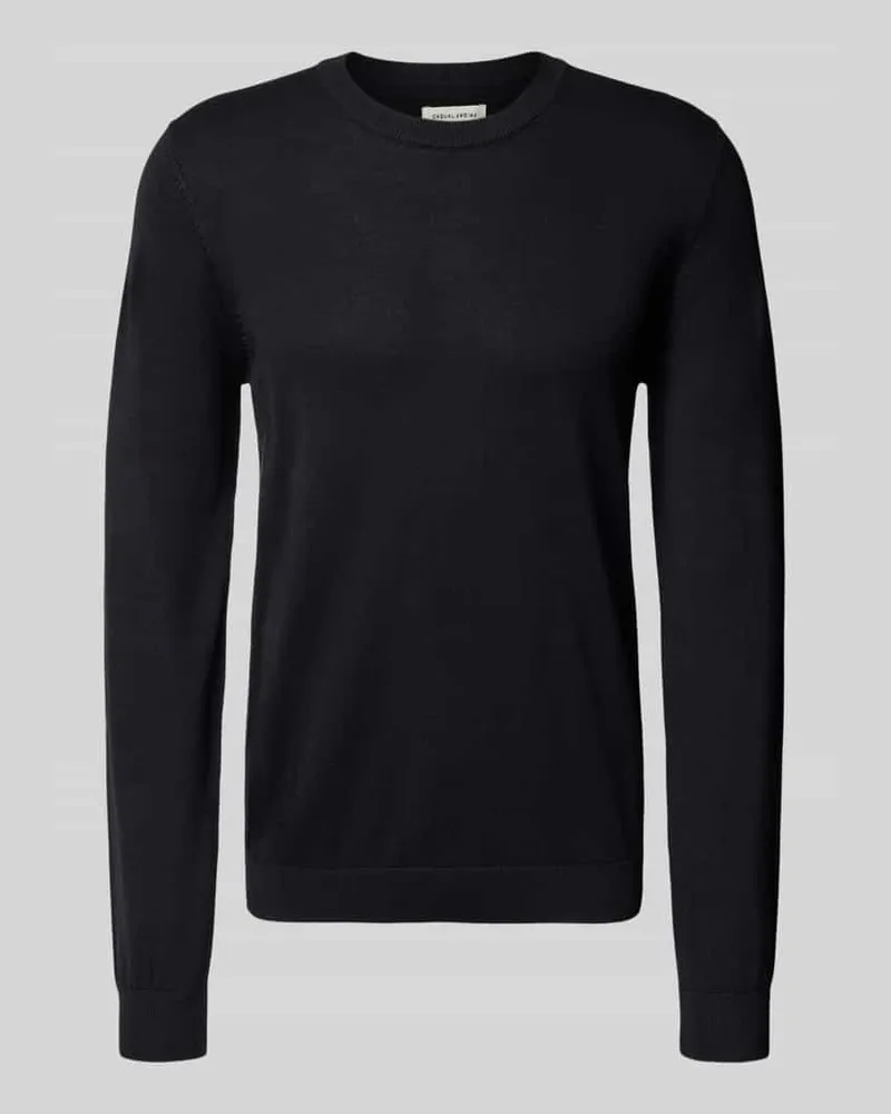 Casual Friday Strickpullover mit Rundhalsausschnitt Modell 'OSVALD 