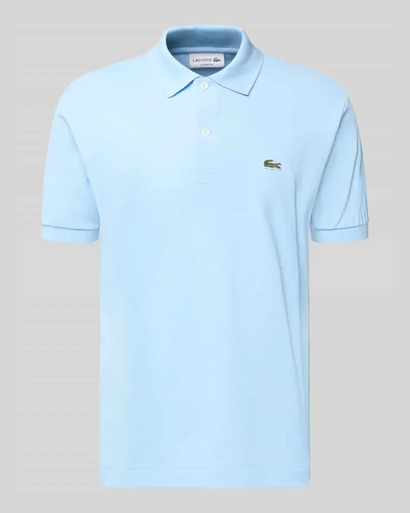 Lacoste Regular Fit Poloshirt aus reiner Baumwolle Hellblau