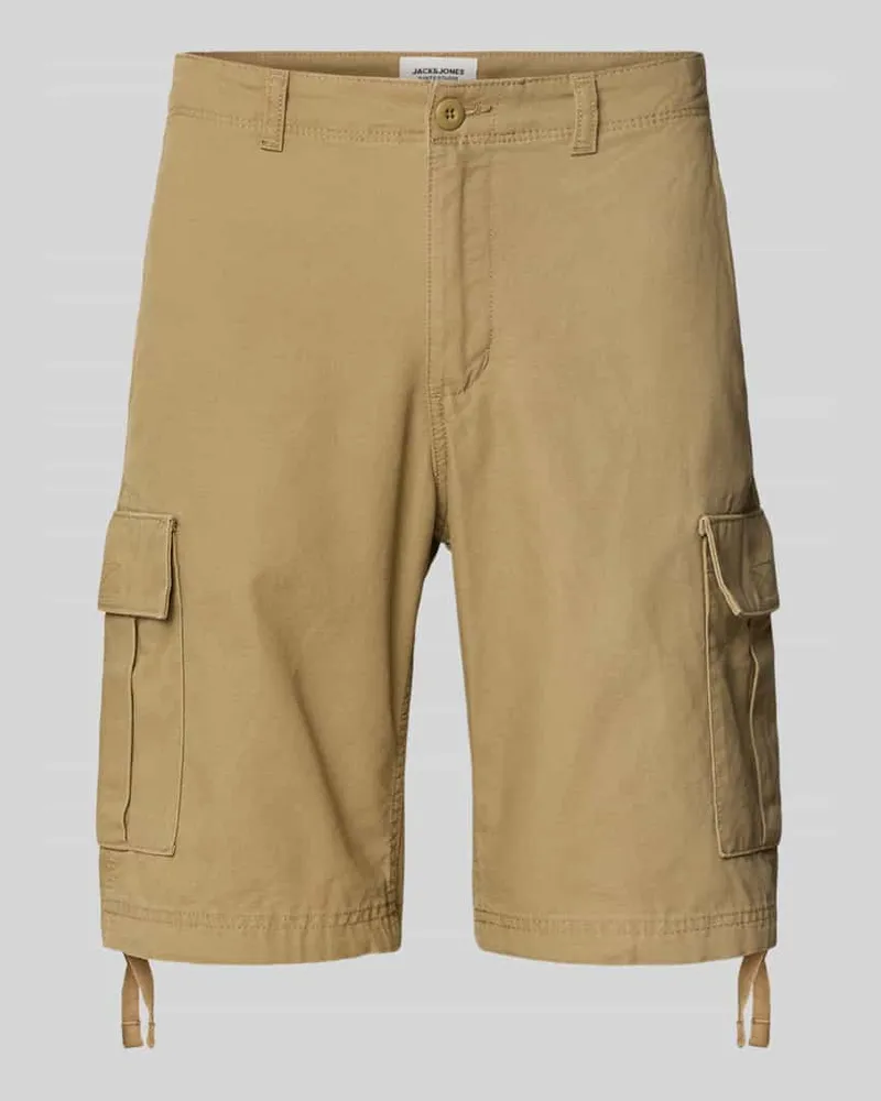 Jack & Jones Regular Fit Cargoshorts mit Gürtelschlaufen Modell 'COLE BARKLEY 