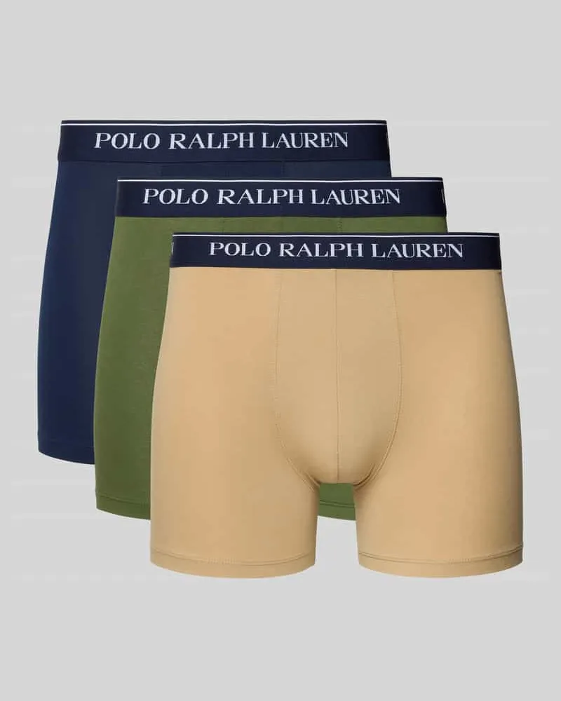 Ralph Lauren Trunks aus Baumwoll-Mix im 3er-Pack Khaki