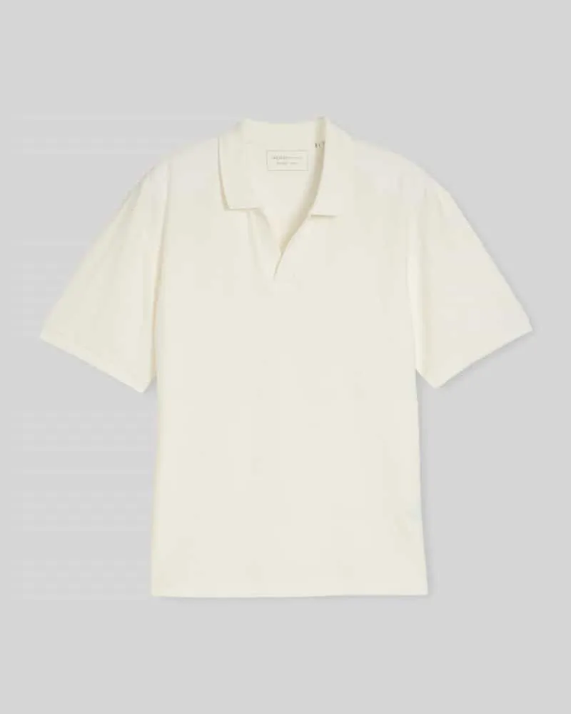 Tom Tailor Regular Fit Poloshirt aus reiner Baumwolle Weiss