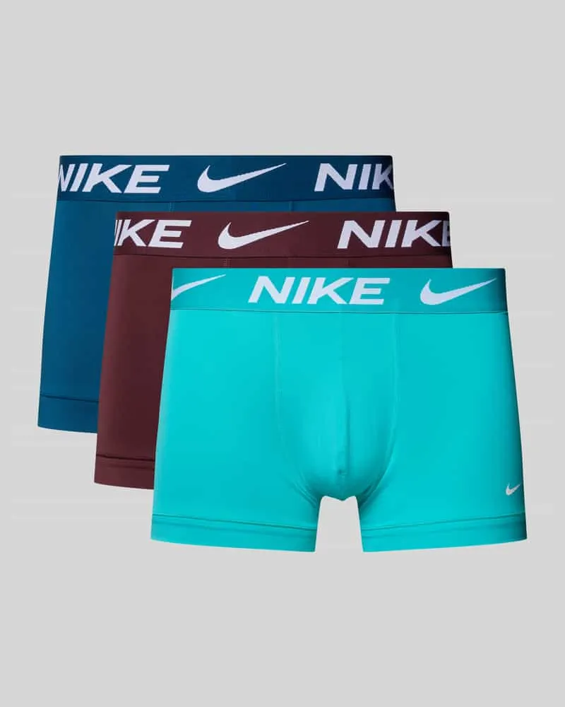 Nike Trunks mit elastischem Bund im 3er-Pack Bleu