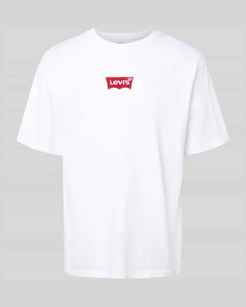 Levi's T-Shirt mit Label-Detail Weiss