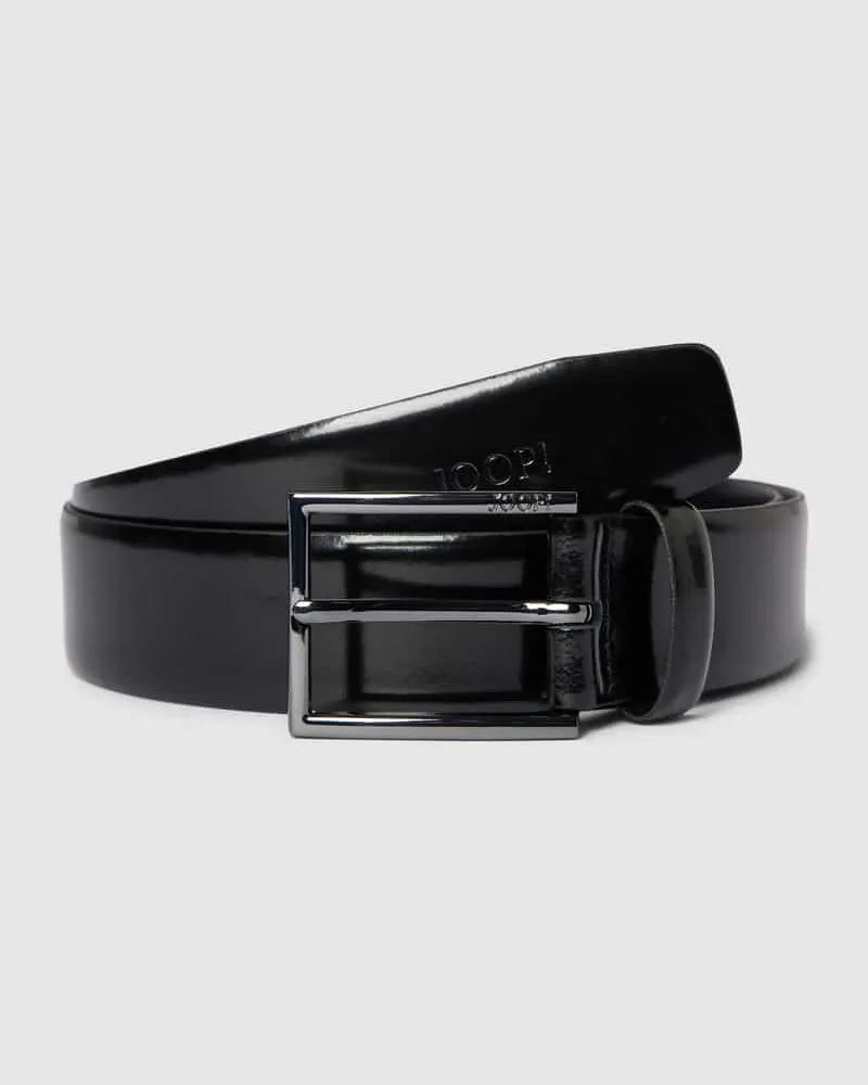 JOOP! Ledergürtel mit Label-Details Black