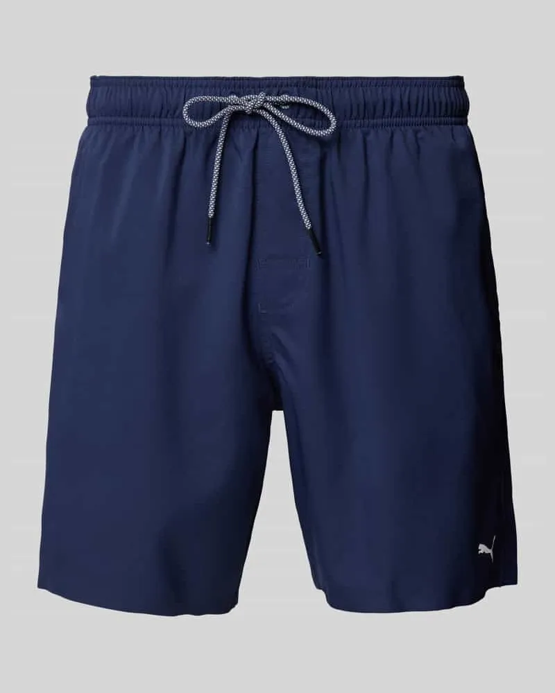Puma Regular Fit Badehose mit Reißverschlusstasche 