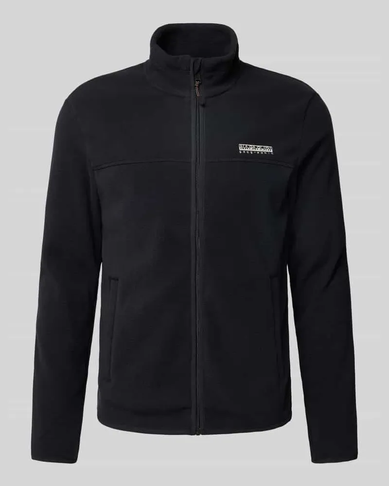 Napapijri Sweatjacke mit Label-Print 