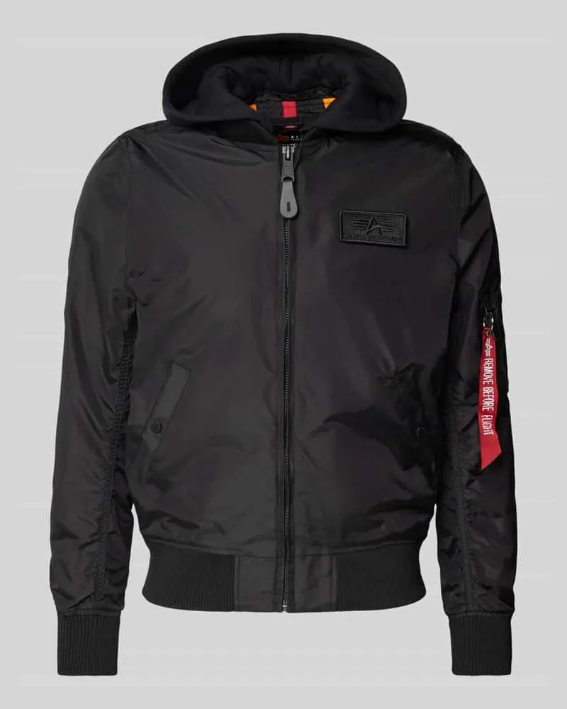 Alpha Industries Jacke mit Label-Patch Black