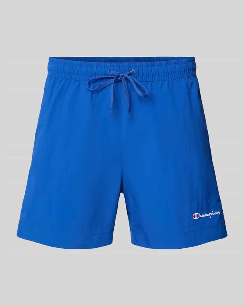 Champion Regular Fit Badehose mit Label-Stitching 