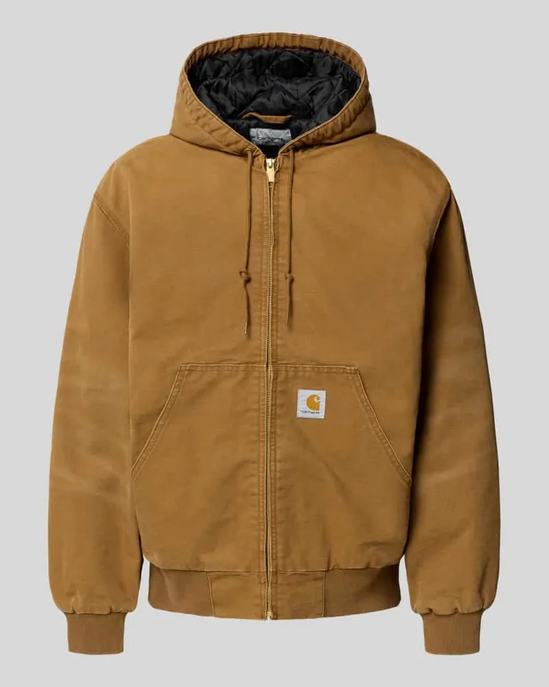 Carhartt WIP Jacke mit Känguru-Tasche und Label-Detail 