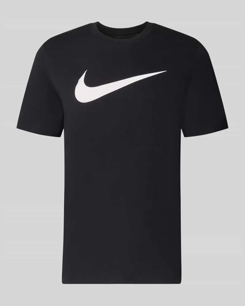 Nike Regular Fit T-Shirt aus reiner Baumwolle Black