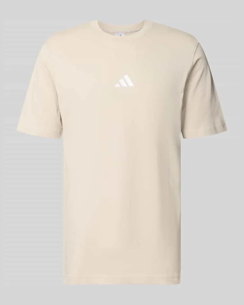 adidas Regular Fit T-Shirt aus reiner Baumwolle Modell 'M SL SJ T Sand