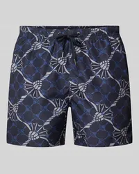 JOOP! Shorts mit seitlichen Eingrifftaschen Modell 'Babados Marine