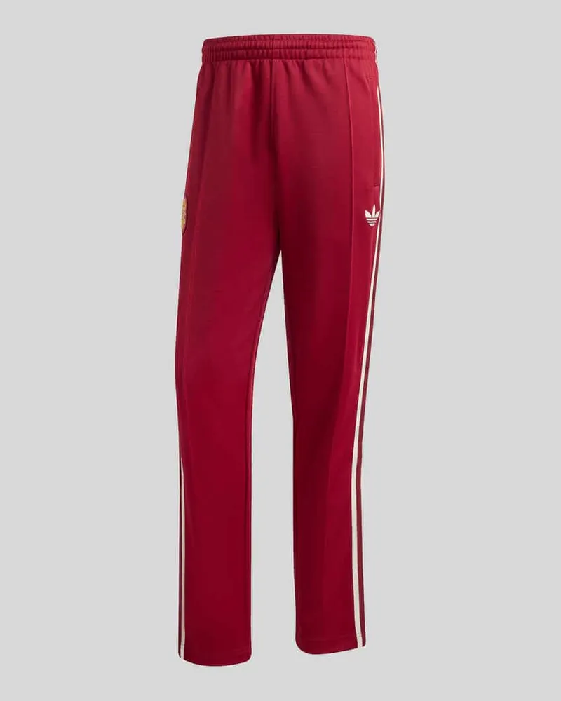 adidas Regular Fit Trainingshose mit Baumwoll-Anteil Bordeaux