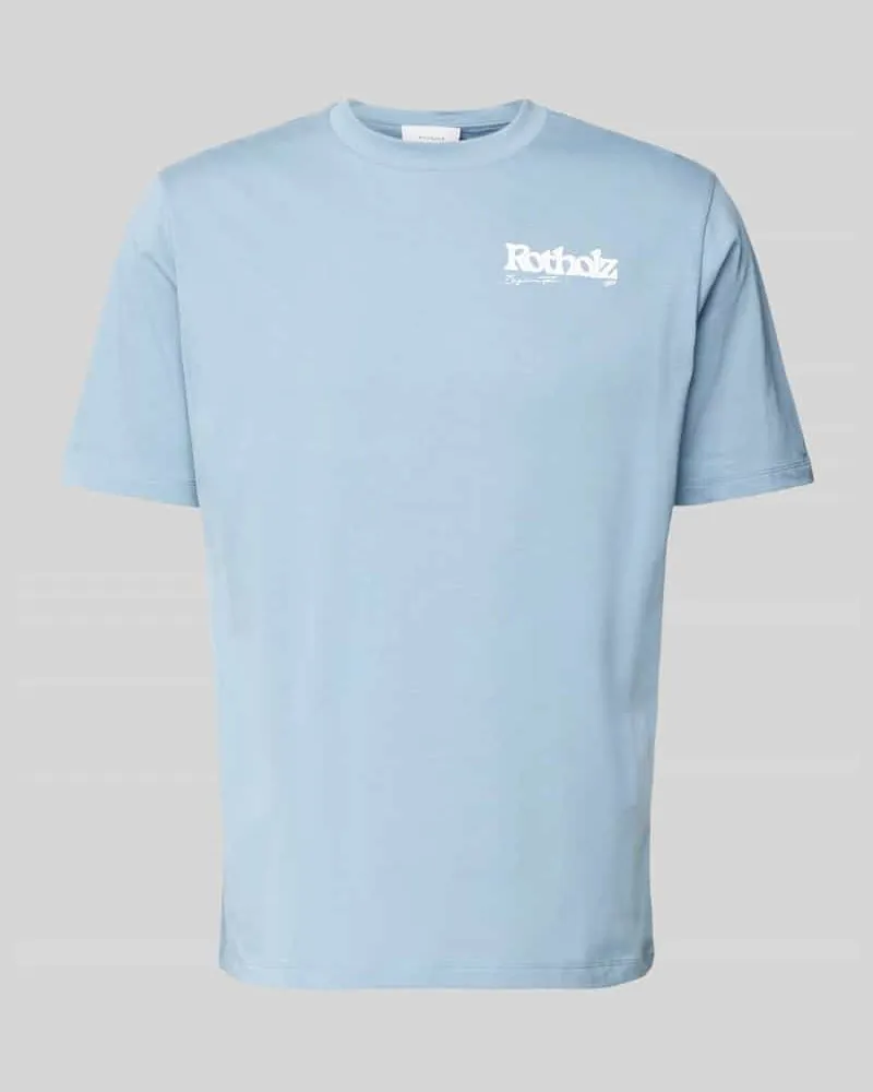 Rotholz T-Shirt mit Label-Print Modell 'Retro Logo 