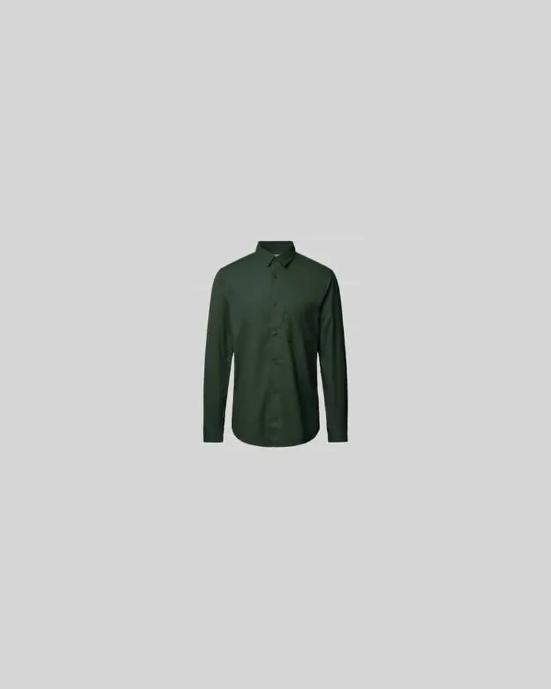 Calvin Klein Regular Fit Freizeithemd mit Kentkragen