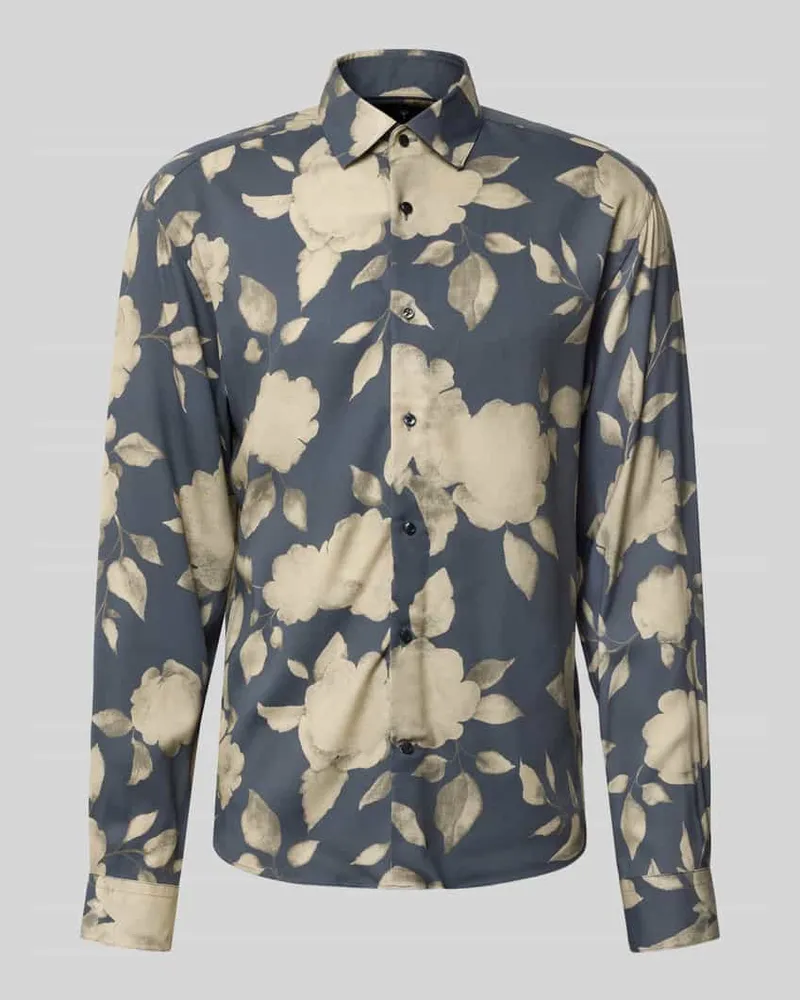 JOOP! Loose Fit Freizeithemd aus reiner Viskose Modell 'JSH-277Miles Marine