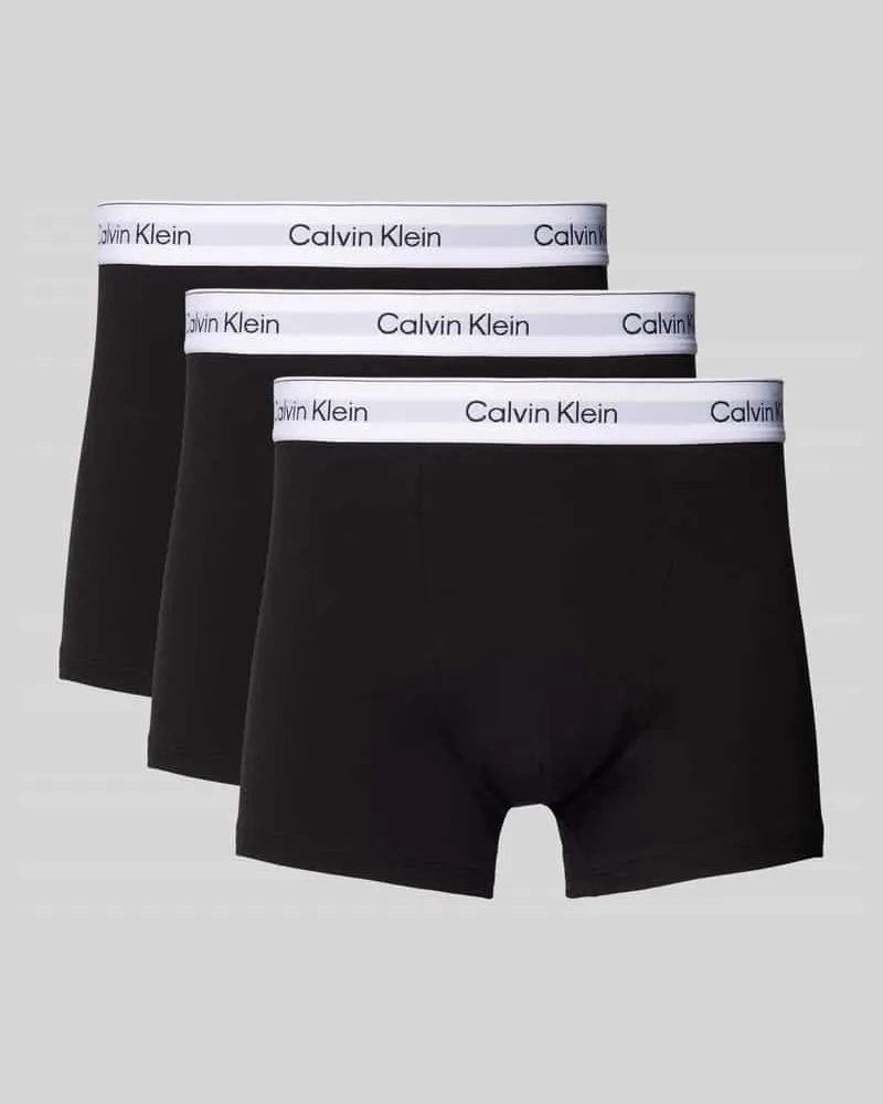 Calvin Klein Pants mit elastischem Logo-Bund im 3er-Pack Black