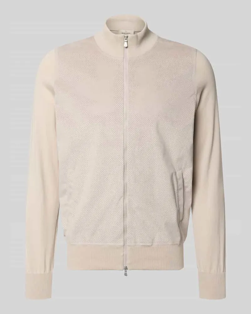 Gran Sasso Jacke mit Zweiwege-Reißverschluss Beige